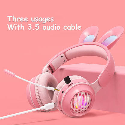 Luminous Rabbit Ear Headphones